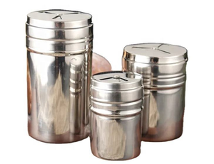 Stainless Steel <b>Spice</b> Shakers Set With Rotating Lids Herb & <b>Spice</b> Tools Durable Metal Pepper Salt <b>Jar</b> Cooking Dispenser - Product Image 3