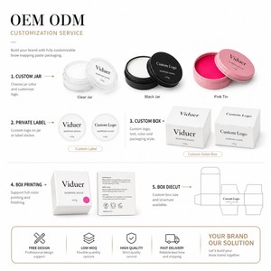 Viduer Crème Pigmentée Blanche pour Mappage des Sourcils Marque Privée, Résistante à l'Eau et à la Transpiration, pour la Conception des Sourcils, Microblading et Maquillage Permanent - Product Image 6