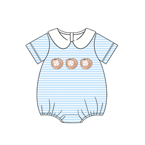 GSSO3429 CUSTOM Conjunto de Ropa para Niña Pequeña con Estampado de Barco Rojo, Venta al por Mayor, Manga Corta - Product Image 5