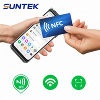 Terminal POS Portátil SUNTEK Android 15 con NFC, GMS, Impresora de 58mm y Lector de Tarjetas para Supermercado