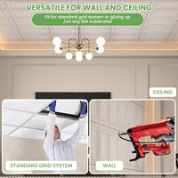 Paneles de Techo de PVC Blancos, Decorativos, para Baño, Decoración del Hogar, Revestimiento Acústico, Panel Falso de Plástico, Material de Construcción Interior