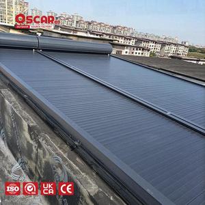 Persianas Eléctricas Retráctiles para Techo, Toldos Deslizantes con Cierre de Cremallera para Exteriores, Balcón, Porche, Patio, Techo Retráctil Motorizado - Product Image 1