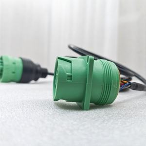 J1939 tipo <span class=keywords><strong>2</strong></span> cavo di prolunga da 7 piedi connettore a 9 Pin modellato intrecciato schermato nero AWG24 PVC isolato elettronico per autoveicoli - Product Image 5