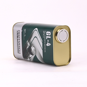 Lata Metálica Rectangular de 1L al por Mayor para Aceite de Motor, Impresión de Logotipo Personalizado, Impresión Offset en Lámina Metálica - Product Image 5