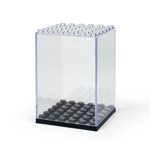 Base de Exhibición Transparente para Minifiguras y Bloques de Construcción, Caja Individual para Mini Bloques, Material Plástico, Color Personalizado, Modelo BLOCKMOC - Product Image 1