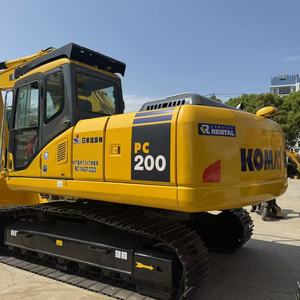 Excavadora de cadenas Komatsu PC200-7 usada, excavadora hidráulica de 20 toneladas, maquinaria de construcción de segunda mano en venta - Product Image 4