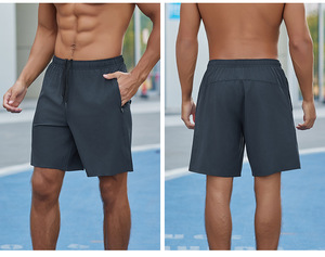 RUIQUWIN, pantalones cortos de secado rápido para entrenamiento de baloncesto de alta calidad personalizados, pantalones cortos informales ligeros para Fitness, punto sólido - Product Image 3