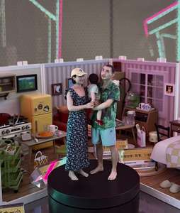 Servicio en línea rápido Mini Me Retrato en 3D Muñeca Personas reales Imprimir Juguete de dibujos animados Nueva condición Figuras DE ACCIÓN 9-12-15-18cm - Product Image 3