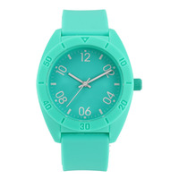Top 10 Beliebte Neue Mode-Quarzuhr Silikonarmband 40mm Zifferblattdurchmesser 20mm Bandbreite Zeiger Plastik Dekorative Box