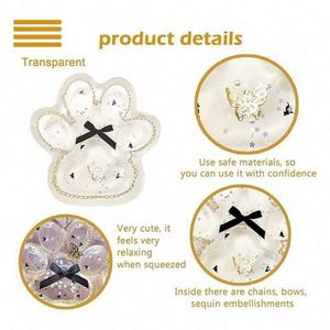 ชุดของเล่นบีบซิลิโคนขนาดใหญ่พิเศษ 10 ชิ้น เป็นมิตรกับสิ่งแวดล้อม ของเล่นนุ่มทำจากโฟม PU สำหรับเล่นเสริมพัฒนาการ บรรเทาความเครียด แพ็คใหญ่ - Product Image 4