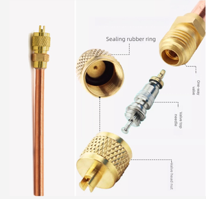 Điều hòa không khí một cách van Brass dịch vụ van phụ kiện điện lạnh loại áp lực van - Product Image 4