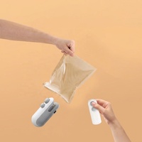 Máquina Selladora de Bolsas de Plástico Portátil, Multifuncional, Duradera, Mini, para Sellado al Vacío de Alimentos y Conservación de Empaques