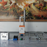 16 ㎡ Impresora de Pared 3D 5D Automática con IA de 9600DPI, Impresora UV Vertical con Ruedas y Rieles