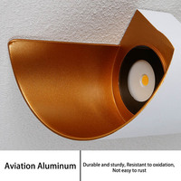 Vente en gros Applique murale extérieure à LED 12W Applique murale à LED étanche en forme de S Lampe murale à LED d'extérieur d'intérieur haut et bas pour jardin