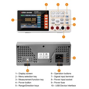 Multímetro Digital Vc8045m, 55000 Lecturas, Pantalla TFT de 3.5 Pulgadas con Resolución - Product Image 4