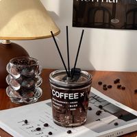 Fabricant de produits d'ambiance pour la maison – Diffuseur à bâtonnets parfumés aux huiles essentielles, nouveau design style tasse à café, et liquide de recharge