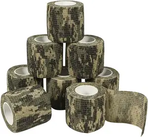 Self-adhesive Sports Protector Ankle Knee Finger Elastic Wrap Tape Camouflage Adhesive Bandage