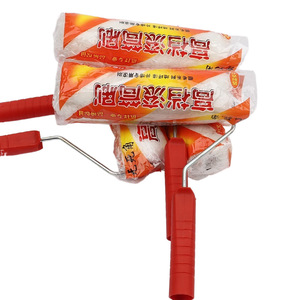 แปรงลูกกลิ้งทาสี ขนยาว ทำจากเส้นด้ายฝ้าย ขนาด 18 มม. ด้ามจับพลาสติก รูปทรงกลม สำหรับเครื่องมือทาสี - Product Image 3