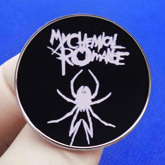 My Chemical Romance Rock Band Metal Brooch Badge Music Enamel Pins Fashion Jewellery Backpack Accessory Gifts