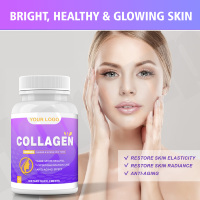 Capsule de collagène vitamine c blanchiment de la peau beauté supplément OEM collagène marin capsule dure