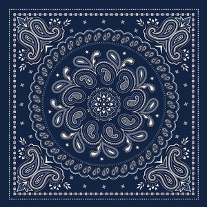 70x70cm Paisley Print Polyester Bandana <b>Scarf</b> <b>Square</b> Satin Neck <b>Scarves</b> for Women Spring Summer Autumn - Product Image 2