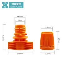 Chine Fabricant Caixin Juice Pouch Stand up Bec 13mm Diamètre interne Bec en plastique avec capuchon à tirer