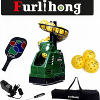 Lanceur de balles de pickleball 680PBH avec filet de retour, épaisseur 16 mm, équipement d'entraînement et de divertissement pour la pratique solo, fabriqué en Chine