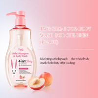 TWG RTS Vente Chaude 4-en-1 Shampoing et Gel Douche Bébé Rafraîchissant Nettoyage Doux Cheveux et Peau Hydratant