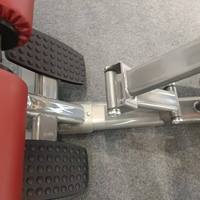 Banc d'hyperextension réglable, portable et durable en acier, chaise romaine pour l'entraînement des muscles du dos et du tronc, équipement de gym