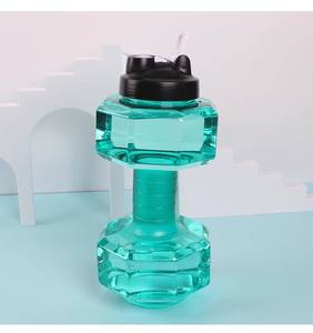 Plaque de poids portable Gym Fitness Haltère Bouteille remplie d'eau Bouteille d'eau 2,2 L Haltère - Product Image 4