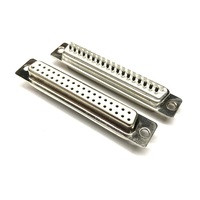 Connecteur femelle D-SUB à souder KinKuo DB37P IP66 en cuivre plaqué or 3A pour assemblage de câbles industriels informatiques