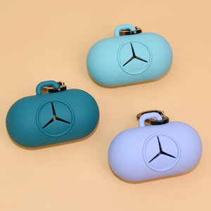 Dispensadores de bolsas de basura para mascotas personalizados contenedor de bolsas de basura de perro de silicona respetuoso con el medio ambiente soporte de bolsa de caca portátil - Product Image 2