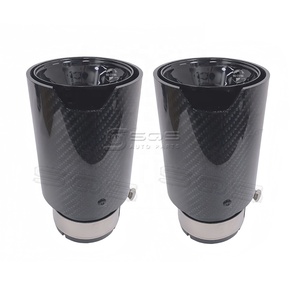 SQS Embout d'échappement bleu brûlé en carbone MP Performance de haute qualité 1 pièces pour <span class=keywords><strong>Bmw</strong></span> M5 M6 Embout de silencieux <span class=keywords><strong>M135i</strong></span> M235i Embouts d'échappement - Product Image 1