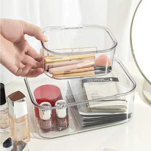 Acrylic Transparent Cosmetic <b>Storage</b> Box With Drawers Large Capacity Makeup Organizer For <b>Dressing</b> <b>Table</b> Skincare Products - Product Image 1