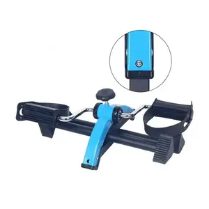 Pierna brazo entrenador rehabilitación ciclismo bicicleta magnética debajo del escritorio Mini bicicleta de ciclo de ejercicio para ancianos