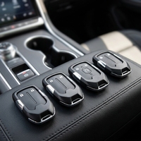 Vente en gros OEM Télécommande de clé de voiture noire à 4 boutons avec démarrage à distance et entrée sans clé pour GMC Acadia Terrain 2017-2022 FW-CR52 315MHz 46