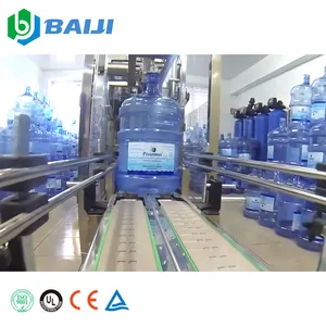 Compleet Automatisch Mineraalwater 5 Gallon Pet Vat Fles Wassen Capping Capping Machine Productielijn