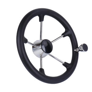 Wholesale 13.5-Inch Stainless Steel Ship's Wheel Steering Wheel Foam <b>Marine</b> <b>Hardware</b> Accessories for Yacht - Product Image 1