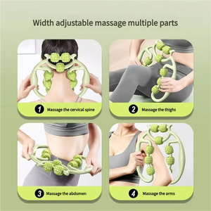 Sansd peralatan kebugaran Yoga, alat kebugaran Yoga kualitas tinggi, sembilan roda, pemijat kaki, rol otot, tongkat pijat leher, rol bola - Product Image 3