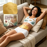 Patch Ventre Surdimensionné 31x19.5cm, Traitement Amincissant Herbal pour l'Abdomen, Plâtre Résistant à la Transpiration, Autocollant Hypoallergénique pour le Contour du Ventre