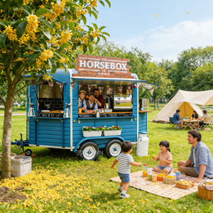 Carrito de Comida Móvil Eléctrico Multifuncional con Accesorios de Cocina Completos, Diseño de Ahorro de Energía para Parques, Centros Comerciales y Eventos al Aire Libre - Product Image 1
