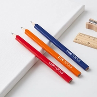 Crayons plats HB 12 pièces, crayons plats dégradés pour charpentier, crayons plats larges pour marquage du bois, pour la menuiserie, la construction et les projets de bricolage