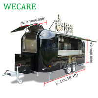 WECARE Concession Stand Cocktail Bar Churros Food Truck Snack Fast Food Chariots et Remorques Cuisine entièrement équipée
