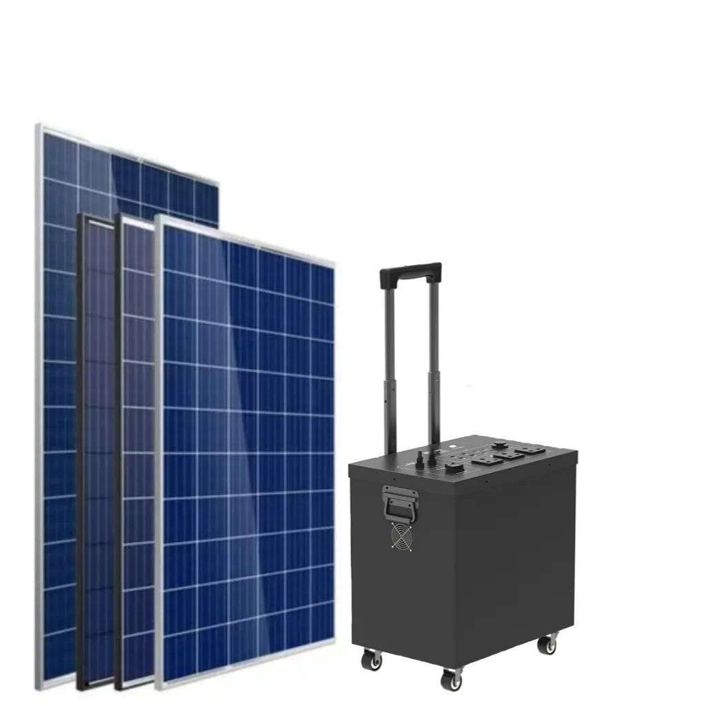 Powerful Solar Electric Generator With Panel Portable Power Station 1500W 2500w 3500W Solar generator 220v