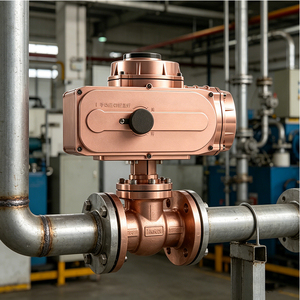 Actionneur de vanne électrique antidéflagrant à quart de tour ATEX IECEX <span class=keywords><strong>BT4</strong></span> pour l'industrie chimique - Product Image 3