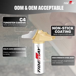 เครื่องมือทำตู้ tideway เราเตอร์กัดไม้สำหรับงานไม้เครื่องมือเราเตอร์ <span class=keywords><strong>CNC</strong></span> บิต - Product Image 4