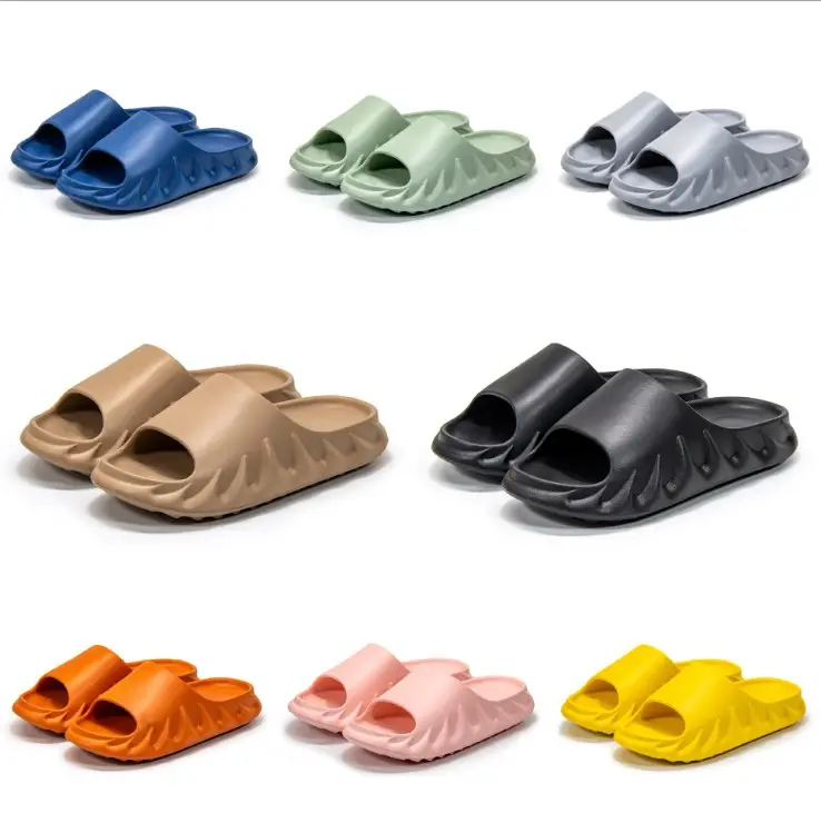 Designer Slippers Women Mens Cool EVA Flame Thick Soled Yellow Green Pink Orange Womens Shoes Yee Slides Slippers