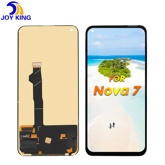 100% Tested for Huawei Nova 7 5G Display for Honor 30 BMH-AN10 LCD Screen Touch Digitizer Assembly Nova7 JEF-NX9 JEF-AN20 LCD