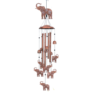 Elephant Wind Chimes Outdoor Giraffe <b>Gifts</b> for Women/Men/Mom/Wife/Grandma Birthday <b>Gifts</b> <b>Memorial</b> <b>Gift</b> Metal WindChime - Product Image 4