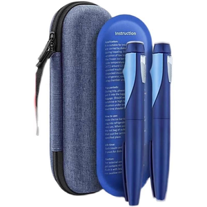 Custom Waterproof Shockproof Portable EVA Insulin <b>Cooler</b> Case Zipper Closure-Colorful Injection Pen Travel <b>Box</b> Refrigerated Bag - Product Image 5
